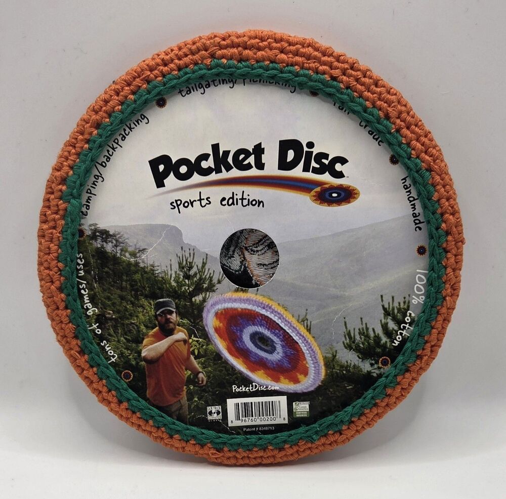 Pocket Disc Sports Ed. Freedom Northwest Credit Union Item 100% Cotton Handmade